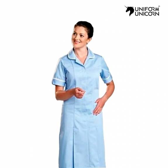 Unisex Plain Cotton Nurse Uniform Half Sleeve Collar Neck Machine Washable Manufacturers,Suppliers, Exporters in Surat