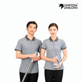 Washable Housekeeping Uniform Unisex Design Polyester Fabric Manufacturers, Suppliers, Exporters in Goa