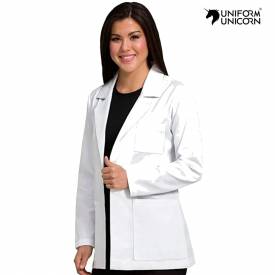 White Laboratory Coat Medium Size Polyester Fabric Easy Dry Clean Manufacturers, Suppliers, Exporters in Dubai